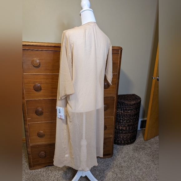Lularoe Shirley Kimono Sheeth Sheer Coverup Sz Small - Picture 8 of 10